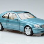 Mercedes CL600 C140 Azul Metálico Norev 1:18 183448 Metal - image 5 of 7