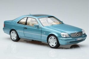 Mercedes CL600 C140 Azul Metálico Norev 1:18 183448 Metal - imagem 5 de 7