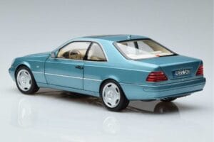 Mercedes CL600 C140 Azul Metálico Norev 1:18 183448 Metal - imagem 6 de 7