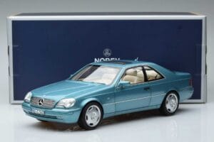 Mercedes CL600 C140 Azul Metálico Norev 1:18 183448 Metal - imagem 7 de 7