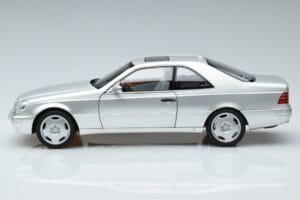 Mercedes CL600 C140 Prata Metálico Norev 1:18 183446 Metal - imagem 4 de 7