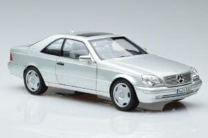 Mercedes CL600 C140 Prata Metálico Norev 1:18 183446 Metal - imagem 5 de 7