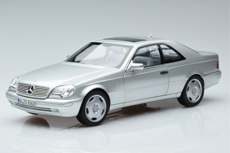 Mercedes CL600 C140 Prata Metálico Norev 1:18 183446 Metal