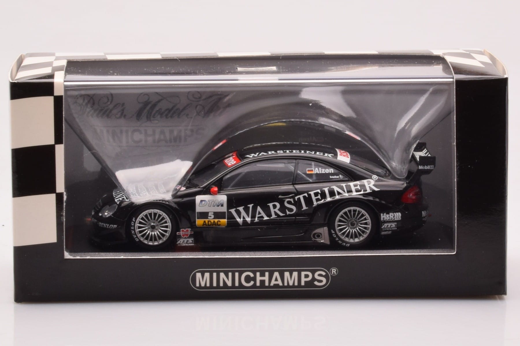 Mercedes CLK DTM Team Warsteiner AMG #5 U. Alzen DTM 2002 Minichamps 1:43 400023025 Metal - imagem 4 de 4