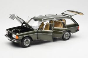 Mercedes 230T W123 T-Model Verde Metalizado Norev 1:18 183730 Metal - imagem 2 de 8