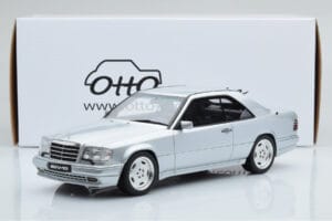 Mercedes E36 AMG C124 Coupe Prata Otto 1:18 OT731 Resina - imagem 6 de 6