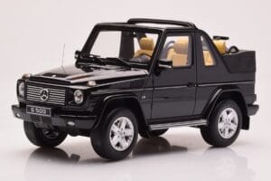 Mercedes G500 W463 Cabriolet Obsidian Preto Otto 1:18 OT1040