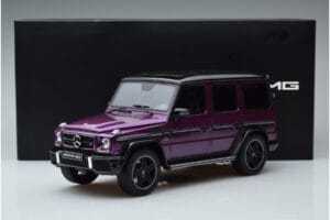 Mercedes G63 AMG W463 Crazy Color Galactic Beam Dealer Edition GT Spirit 1:18 B66961014 Resina - imagem 6 de 6