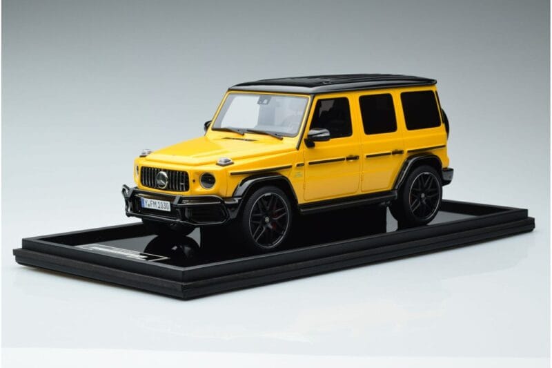 Mercedes AMG G63 W463 Amarelo MotorHelix 1:18 MH018 Y Resina