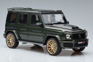 Mercedes G63 Brabus 700 Widestar W463 Verde GT Spirit 1:18 GT274 Resina - imagem 4 de 6