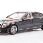 Mercedes Maybach S-Class W222 Brabus 900 Obsidian Preto Almost Real 1:18