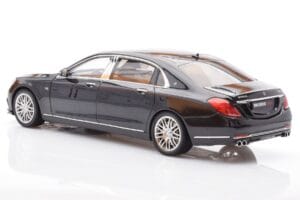 Mercedes Maybach S-Class W222 Brabus 900 Obsidian Preto Almost Real 1:18 860102 Metal - imagem 7 de 8