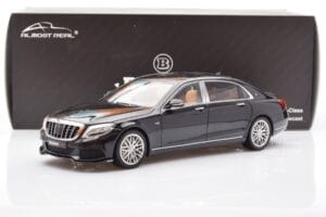 Mercedes Maybach S-Class W222 Brabus 900 Obsidian Preto Almost Real 1:18 860102 Metal - imagem 8 de 8