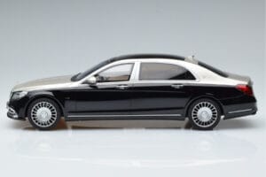 Mercedes Maybach S600 W222 Preto Prata GT Spirit 1:18 GT237 Resina - imagem 3 de 6