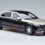 Mercedes Maybach S600 W222 Preto Prata GT Spirit 1:18 GT237 Resina - image 4 of 6