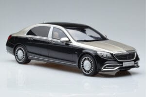 Mercedes Maybach S600 W222 Preto Prata GT Spirit 1:18 GT237 Resina - imagem 4 de 6