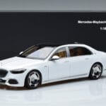 Mercedes Maybach S600 W222 V12 Biturbo Diamond Branco Almost Real 1:18 - image 11 of 11