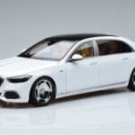 Mercedes Maybach S600 W222 V12 Biturbo Diamond Branco Almost Real 1:18