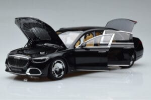 Mercedes Maybach S600 W222 V12 Biturbo Obsidian Preto Almost Real 1:18 820115 Metal - imagem 2 de 11