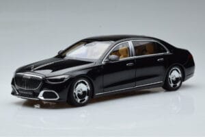 Mercedes Maybach S600 W222 V12 Biturbo Obsidian Preto Almost Real 1:18 820115
