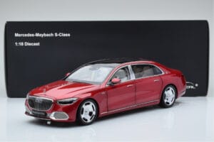 Mercedes Maybach S600 W222 V12 Biturbo Patagonia Vermelho Almost Real 1:18 820119 Metal - imagem 10 de 10