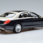 Mercedes Maybach S650 X222 Azul Prata Norev 1:18 B66960615 Metal - image 3 of 7