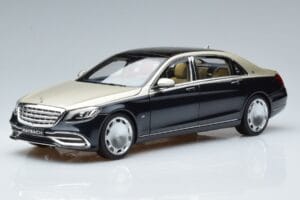 Mercedes Maybach S650 X222 Azul Prata Norev 1:18 B66960615 Metal