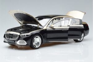Mercedes Maybach S680 X223 Dourado Preto Metallic Norev 1:18 183917 Metal - imagem 2 de 7