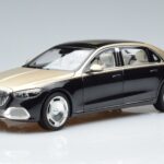 Mercedes Maybach S680 X223 Dourado Preto Metallic Norev 1:18 183917 Metal