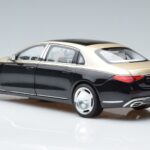 Mercedes Maybach S680 X223 Dourado Preto Metallic Norev 1:18 183917 Metal - image 6 of 7