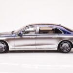 Mercedes Maybach S680 W223 Nautical Azul Cirrus Prateado Almost Real 1:18 - image 4 of 8