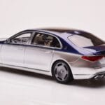 Mercedes Maybach S680 W223 Nautical Azul Cirrus Prateado Almost Real 1:18 - image 7 of 8