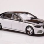 Mercedes Maybach S680 W223 Obsidian Preto Diamond Branco Almost Real 1:18 - image 5 of 7