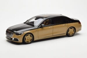 Mercedes Maybach S680 W223 Obsidian Preto Sand Almost Real 1:18 820124