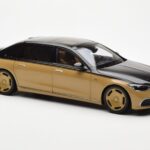 Mercedes Maybach S680 W223 Obsidian Preto Sand Almost Real 1:18 - image 5 of 7