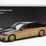 Mercedes Maybach S680 W223 Obsidian Preto Sand Almost Real 1:18 - image 7 of 7