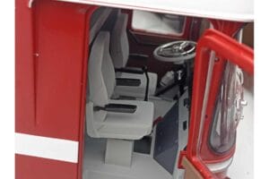Mercedes O317 Porsche Transporter Vermelho CMR 1:18 CMR149 Metal - imagem 11 de 12