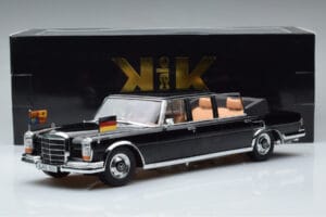 Mercedes 600 Pullman W100 Landaulet Queen Elizabeth II KK-Scale 1:18 KKDC181185 Metal - imagem 6 de 6
