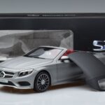 Mercedes S-Class A217 Cabriolet Cinzento Norev 1:18 B66960355 Metal - image 8 of 8