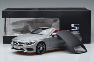 Mercedes S-Class A217 Cabriolet Cinzento Norev 1:18 B66960355 Metal - imagem 8 de 8