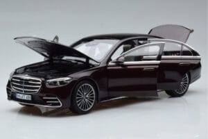 Mercedes S-Class W223 AMG Line Vermelho Norev 1:18 183804 Metal - imagem 2 de 8