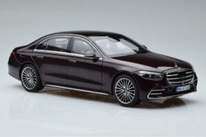Mercedes S-Class W223 AMG Line Vermelho Norev 1:18 183804 Metal - imagem 6 de 8