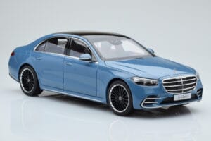 Mercedes S-Class W223 Vintage Azul Norev 1:18 B66960828 Metal - imagem 5 de 7