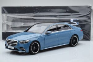 Mercedes S-Class W223 Vintage Azul Norev 1:18 B66960828 Metal - imagem 7 de 7