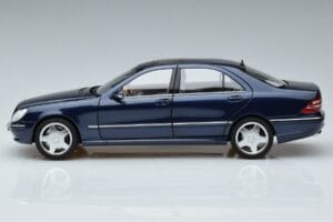 Mercedes S55 AMG W220 Azul Norev 1:18 183817 Metal - imagem 4 de 7