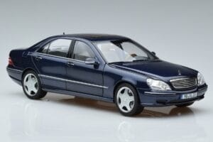 Mercedes S55 AMG W220 Azul Norev 1:18 183817 Metal - imagem 5 de 7