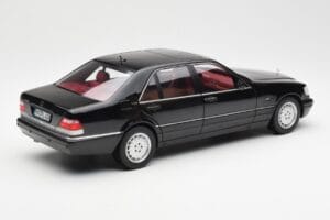 Mercedes S600 W140 Preto Norev 1:18 183722 Metal - imagem 3 de 8