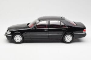 Mercedes S600 W140 Preto Norev 1:18 183722 Metal - imagem 4 de 8
