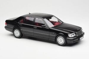 Mercedes S600 W140 Preto Norev 1:18 183722 Metal - imagem 6 de 8