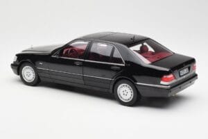 Mercedes S600 W140 Preto Norev 1:18 183722 Metal - imagem 7 de 8